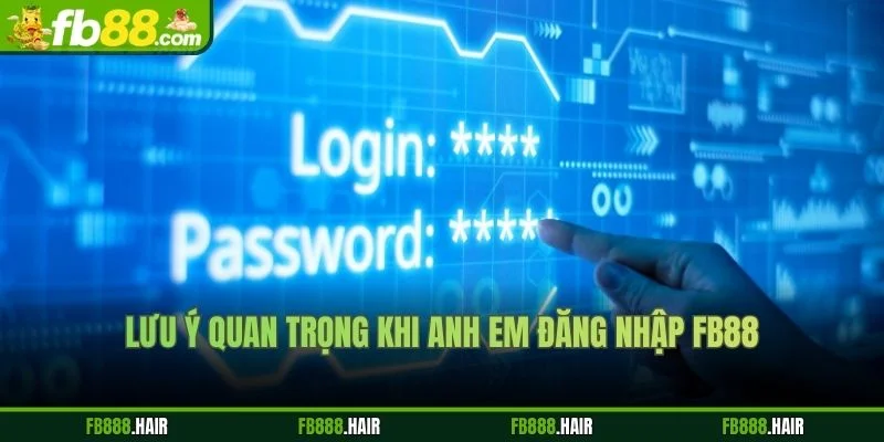 Lưu Ý Quan Trọng Khi Anh Em Đăng Nhập FB88